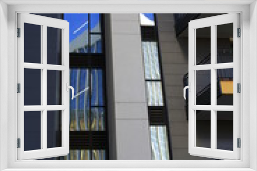 Fototapeta Naklejka Na Ścianę Okno 3D - windows of a building