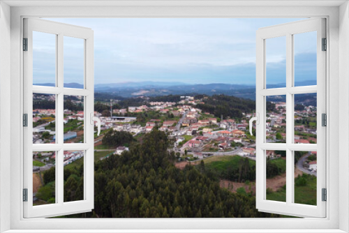 Fototapeta Naklejka Na Ścianę Okno 3D - Vista aérea rural