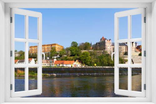 Fototapeta Naklejka Na Ścianę Okno 3D - Bernburg Castle on the Saale. Renaissance Castle in Bernburg, Saxony-Anhalt.