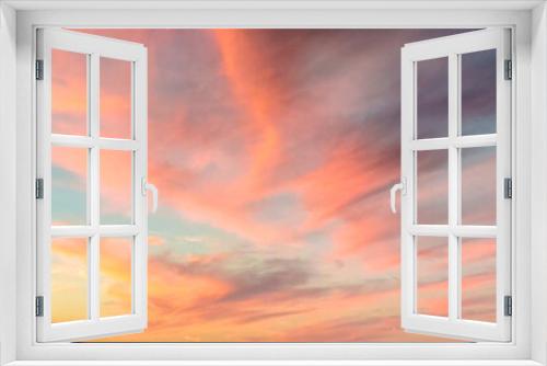 Fototapeta Naklejka Na Ścianę Okno 3D - Colorful Sky at Sunset