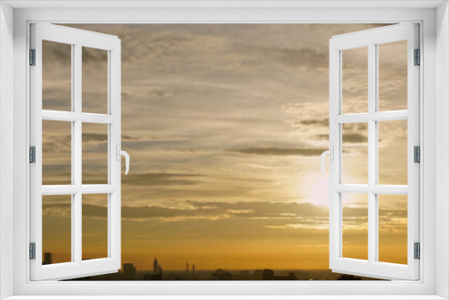 Fototapeta Naklejka Na Ścianę Okno 3D - panoramic photo of a beautiful sunrise in mexico city