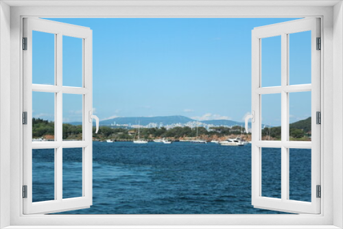 Fototapeta Naklejka Na Ścianę Okno 3D - Various landscapes and city views from the Prince Islands of Istanbul