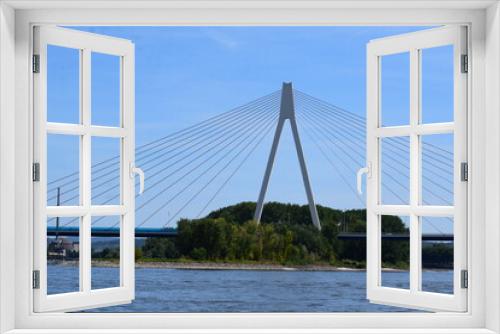 Fototapeta Naklejka Na Ścianę Okno 3D - Raiffeisenbrücke, Hauptpylon