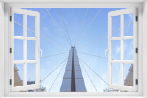 Fototapeta Naklejka Na Ścianę Okno 3D - a bridge to the sky