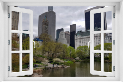 Fototapeta Naklejka Na Ścianę Okno 3D - beautiful view of the central park New York 