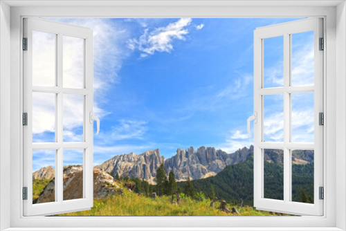 Fototapeta Naklejka Na Ścianę Okno 3D - Latemar, Dolomiten, Südtirol