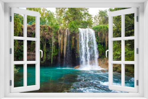 Fototapeta Naklejka Na Ścianę Okno 3D - Spectacular nature view of Antalya Düden waterfall