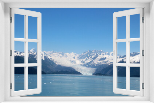 Fototapeta Naklejka Na Ścianę Okno 3D - Yale Glacier in College Fjord, Alaska, United States      
