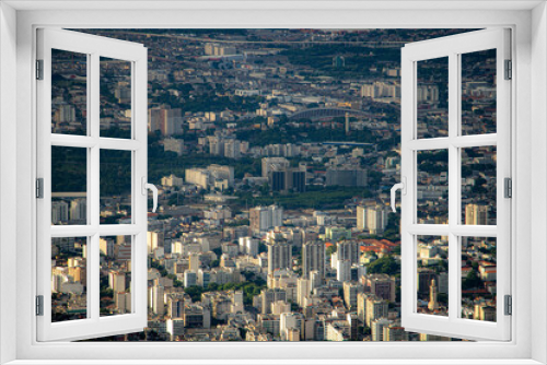 Fototapeta Naklejka Na Ścianę Okno 3D - Rio de Janeiro seen from Christ the Redeemer