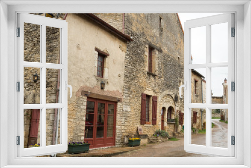 Fototapeta Naklejka Na Ścianę Okno 3D - Village de Châteauneuf en Auxois