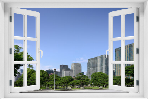 Fototapeta Naklejka Na Ścianę Okno 3D - city skyline 2022/06/09 14:51 Tokyo Imperial Palace Gaien marunouchi