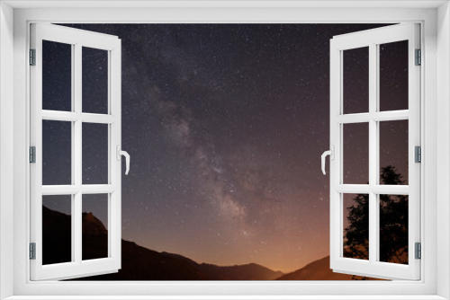 Fototapeta Naklejka Na Ścianę Okno 3D - Voie lactée à Allos, Alpes de Haute Provence 