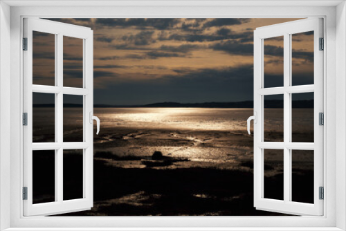 Fototapeta Naklejka Na Ścianę Okno 3D - Landscape of the sea at sunset