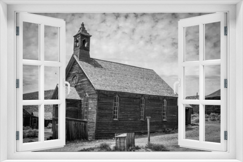 Fototapeta Naklejka Na Ścianę Okno 3D - Old Methodist Church - Bodie Ghost Town