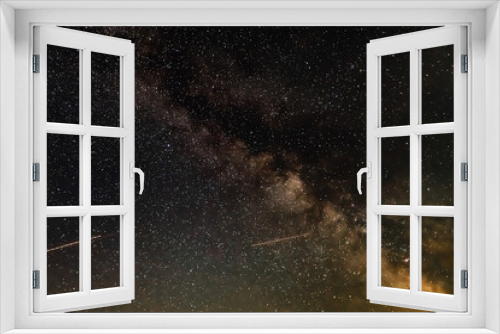 Fototapeta Naklejka Na Ścianę Okno 3D - Mily Way at night