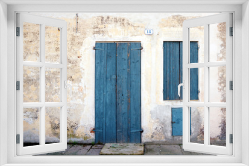 Fototapeta Naklejka Na Ścianę Okno 3D - Old door - vecchia porta