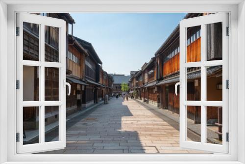 Fototapeta Naklejka Na Ścianę Okno 3D - Higashi Chaya District at Kanazawa Japan