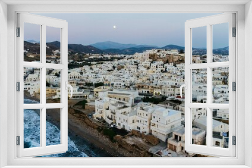 Fototapeta Naklejka Na Ścianę Okno 3D - Aerial view of Naxos Island