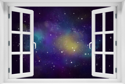 Fototapeta Naklejka Na Ścianę Okno 3D - Abstract starry space