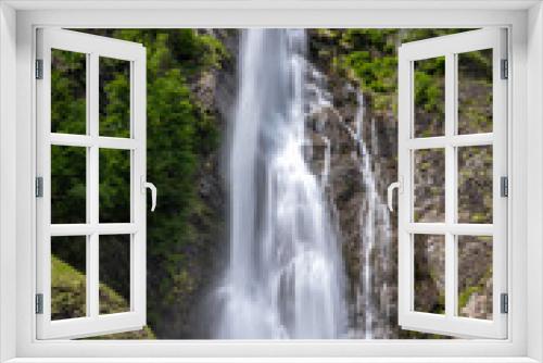 Fototapeta Naklejka Na Ścianę Okno 3D - Partschinser Wasserfall über Partschins, Südtirol