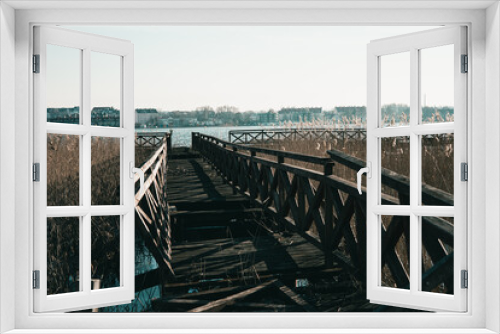 Fototapeta Naklejka Na Ścianę Okno 3D - Old bridge