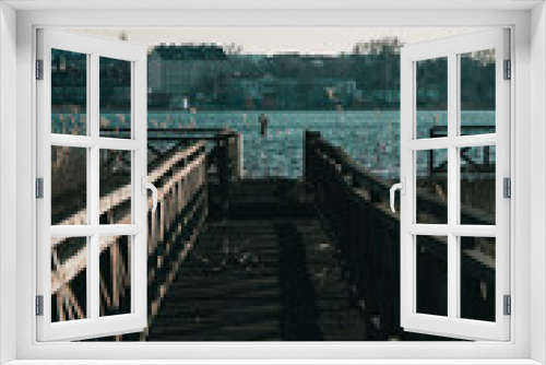 Fototapeta Naklejka Na Ścianę Okno 3D - Old bridge