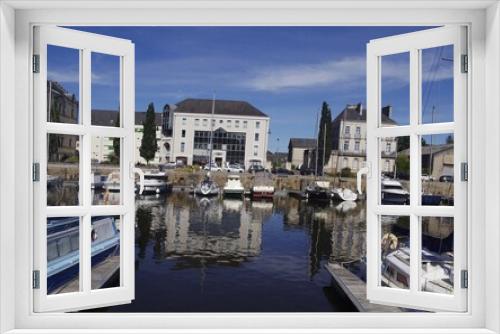 Fototapeta Naklejka Na Ścianę Okno 3D - Le port de Redon