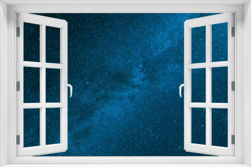 Fototapeta Naklejka Na Ścianę Okno 3D - night starry sky