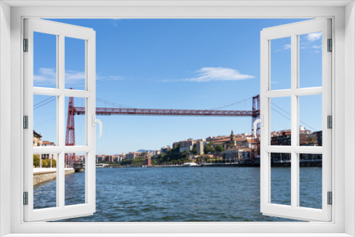 Fototapeta Naklejka Na Ścianę Okno 3D - Puente de Vizcaya