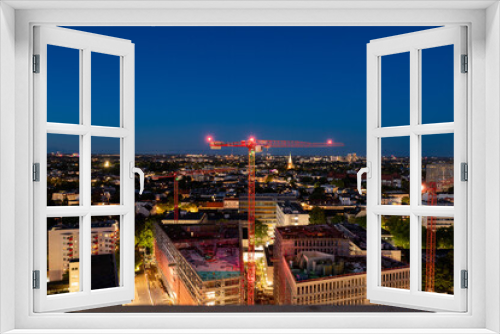 Fototapeta Naklejka Na Ścianę Okno 3D - View of the city, Hambrug