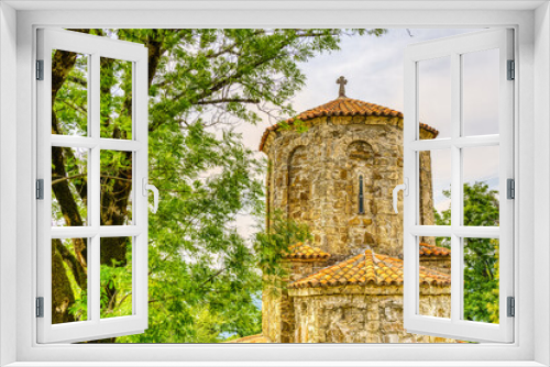 Fototapeta Naklejka Na Ścianę Okno 3D - Nekresi monastery, Georgia