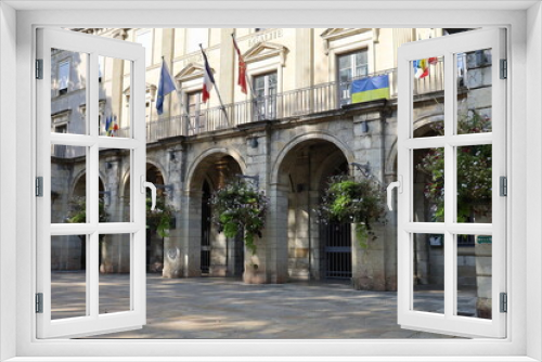 Fototapeta Naklejka Na Ścianę Okno 3D - La mairie, vue de l'extérieur, ville de Cahors, département du Lot, France