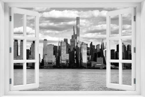 Fototapeta Naklejka Na Ścianę Okno 3D - NYC  skyline