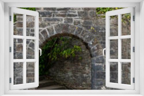 Fototapeta Naklejka Na Ścianę Okno 3D - old stone arch