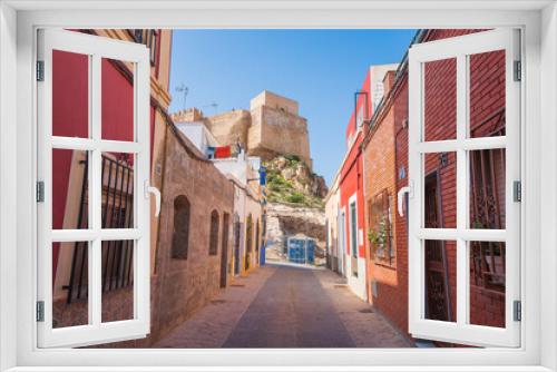 Fototapeta Naklejka Na Ścianę Okno 3D - Cityscape of the Alcazaba (castle) of Almeria (Almeria, Spain)