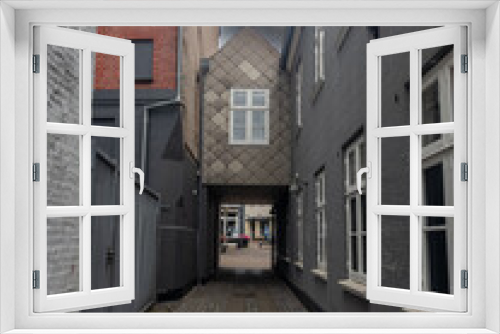 Fototapeta Naklejka Na Ścianę Okno 3D - Altstadt Haderslev