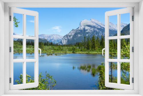Fototapeta Naklejka Na Ścianę Okno 3D - Vermilion Lakes, Banff National Park, Alberta, Canada