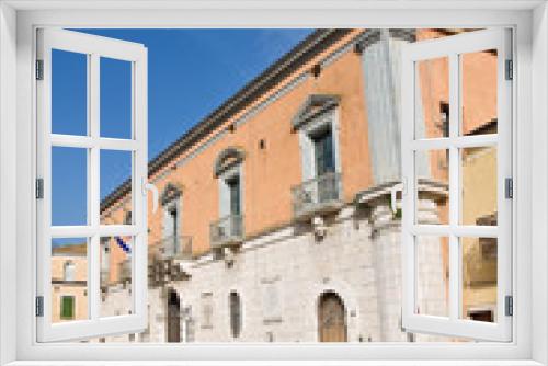 Fototapeta Naklejka Na Ścianę Okno 3D - Calvino Palace. Venosa. Basilicata. Italy.