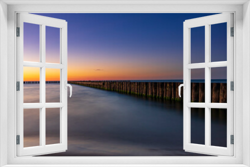 Fototapeta Naklejka Na Ścianę Okno 3D - Wieczór nad Bałtykiem