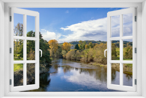 Fototapeta Naklejka Na Ścianę Okno 3D - Wye valley in the Autumn.