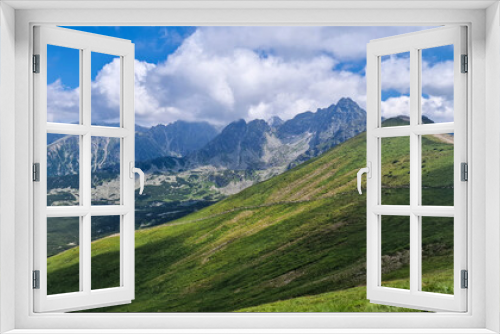 Fototapeta Naklejka Na Ścianę Okno 3D - Panorama of the Tatra mountains