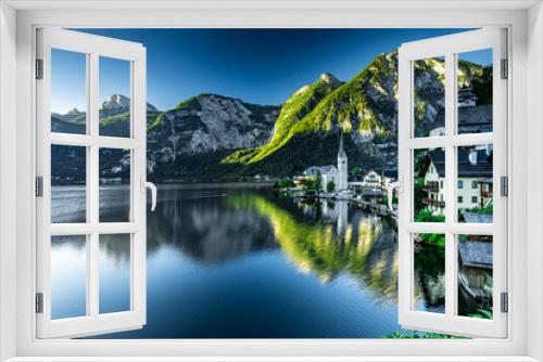 Fototapeta Naklejka Na Ścianę Okno 3D - Hallstatt, Austria.