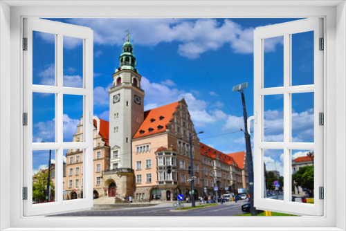 Fototapeta Naklejka Na Ścianę Okno 3D - Ratusz w Olsztynie