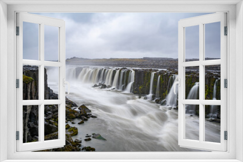 Fototapeta Naklejka Na Ścianę Okno 3D - Selfoss Waterfall