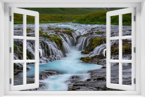 Fototapeta Naklejka Na Ścianę Okno 3D - Bruarfoss Waterfall