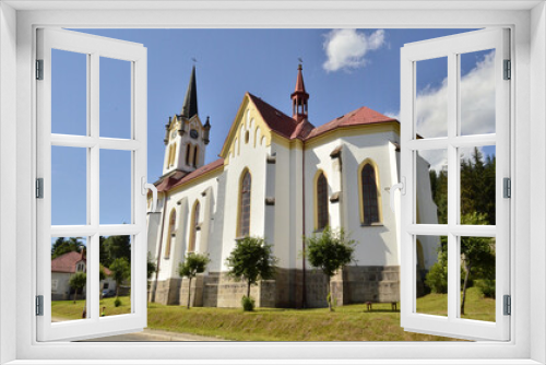 Fototapeta Naklejka Na Ścianę Okno 3D - Church
