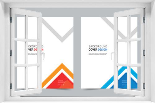 Cover design for annual report and business catalog, magazine, flyer or booklet. Brochure template layout. A4 cover vector EPS-10