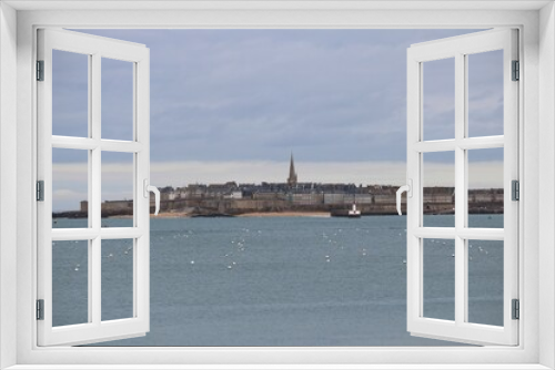 Fototapeta Naklejka Na Ścianę Okno 3D - Saint-Malo