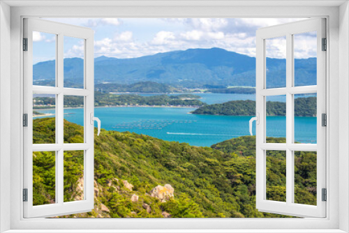 Fototapeta Naklejka Na Ścianę Okno 3D - 福岡県　立石山から望む糸島の絶景
