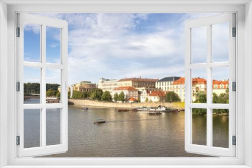 Fototapeta Naklejka Na Ścianę Okno 3D - Vltava river. Prague, Czech Republic